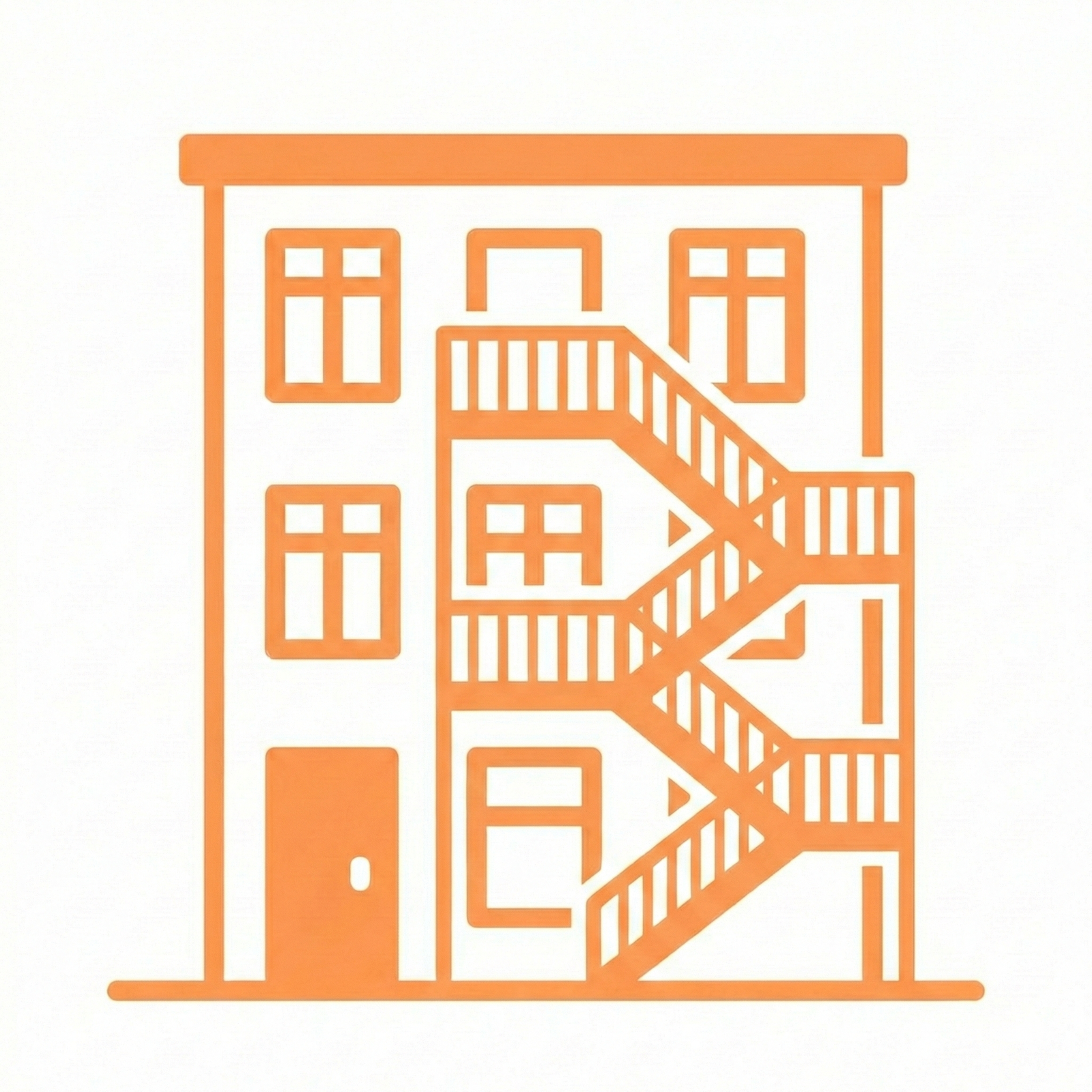 Antalya yangın merdiveni boyama